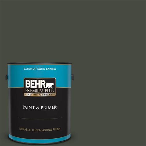 Behr Premium Plus Gal Bxc Deep Forest Satin Enamel Exterior