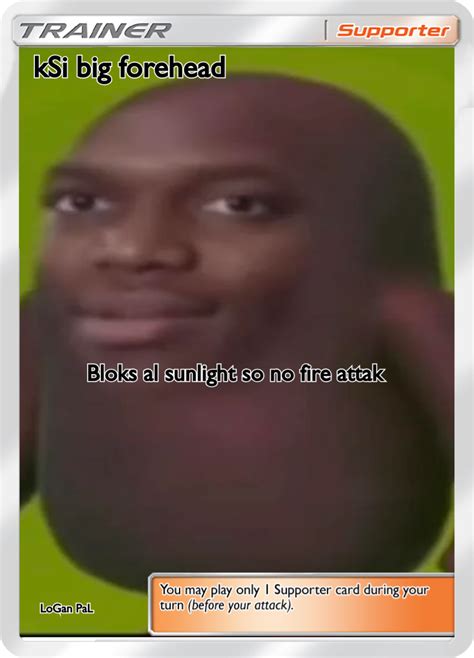 kSi big forehead - PokeCardMaker