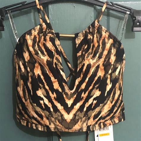 Carmen Marc Valvo Swim Carmen Marc Valvo Reflections High Neck Bikini Top Poshmark