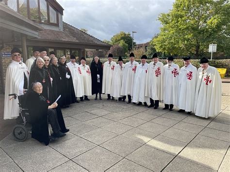 Knights And Dames After Mass Equestrian Order Of The Holy Sepulchre Of