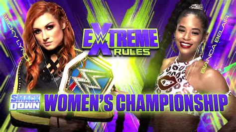 Oficial Becky Lynch Bianca Belair En Extreme Rules Superluchas