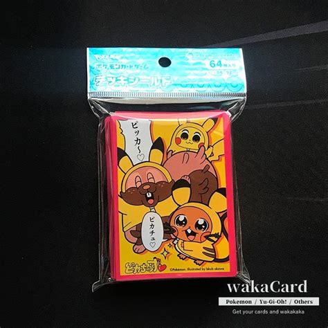 旺角實體店 日版 Pokemon PTCG Pokemon x 大川bkub 系列 Pikachu Card Sleeves 興趣及遊戲