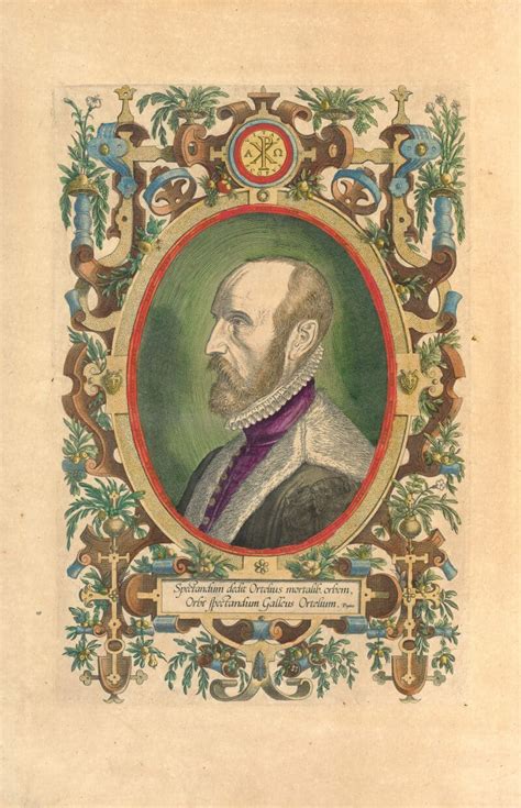 Portrait Of Abraham Ortelius Theatre Of The World Oppenheimer Editions