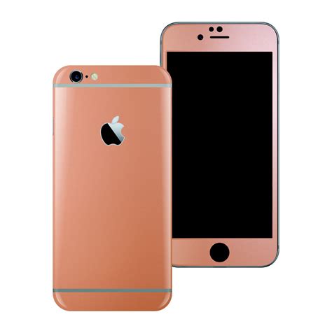 iPhone 6 Plus ROSE GOLD Matt Metallic Skin/Wrap/Decal – EasySkinz.com