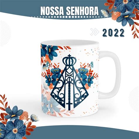 Arte Caneca Nossa Senhora Aparecida Png