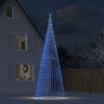 VidaXL Árvore de Natal Luminosa em Cone 1544 Luzes LED 500 cm Azul