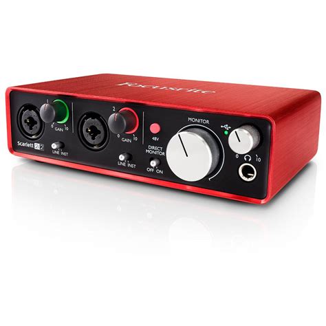 Focusrite Scarlett 2i2 Usb Audio Interface 2nd Gen W Speaker Bundle Ebay