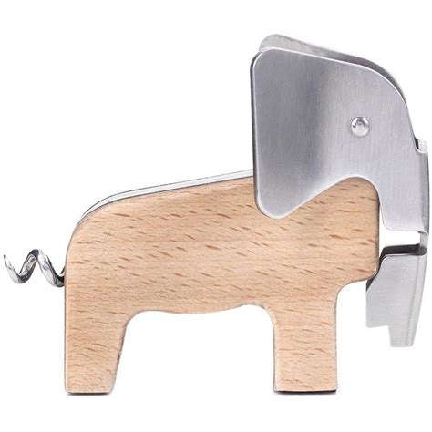 Elephant Corkscrew And Bottle Opener Bottle Opener Elephant Kikkerland