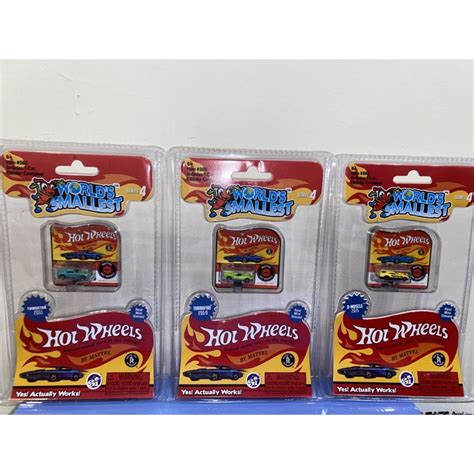 全新 世界最小風火輪 series world s smallest hot wheels 蝦皮購物