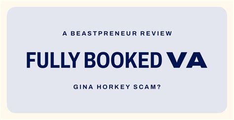 Fully Booked Va Review Gina Horkey Virtual Assistant Course Worth