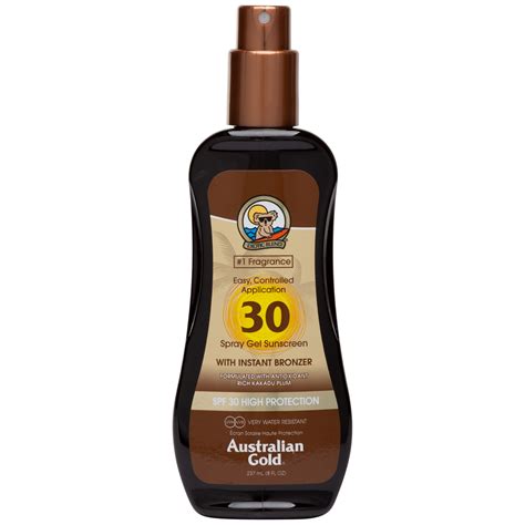 Australian Gold Spf Spray Gel With Bronzer Cyrano