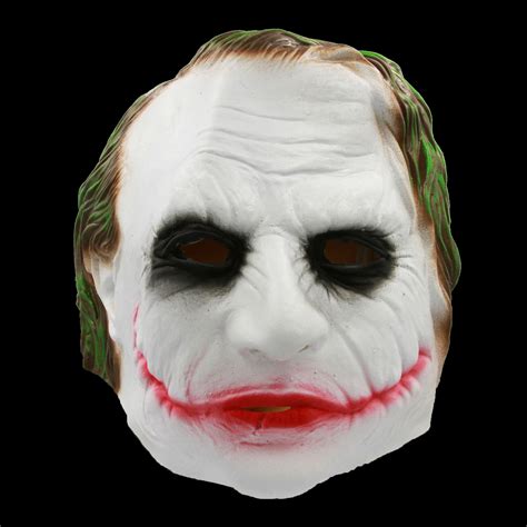 Heath Ledgers The Joker Halloween Mask Big Bad Evil Games