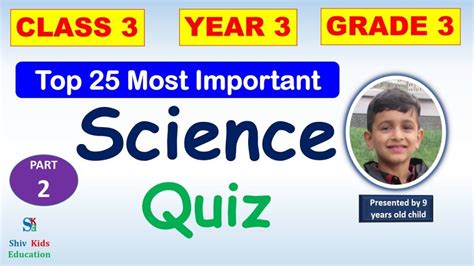 Best Science Questions For Rd Graders