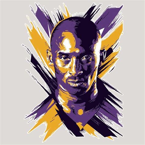 Vinyl Stickers Kobe Bryant Los Angeles Lakers