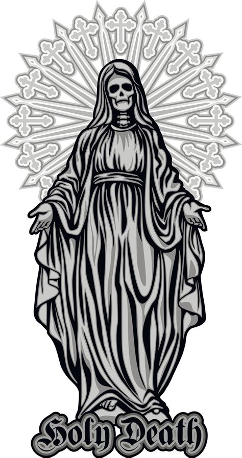 Santa Muerte Día De Los Muertos Esqueleto Camisetas De Diseño