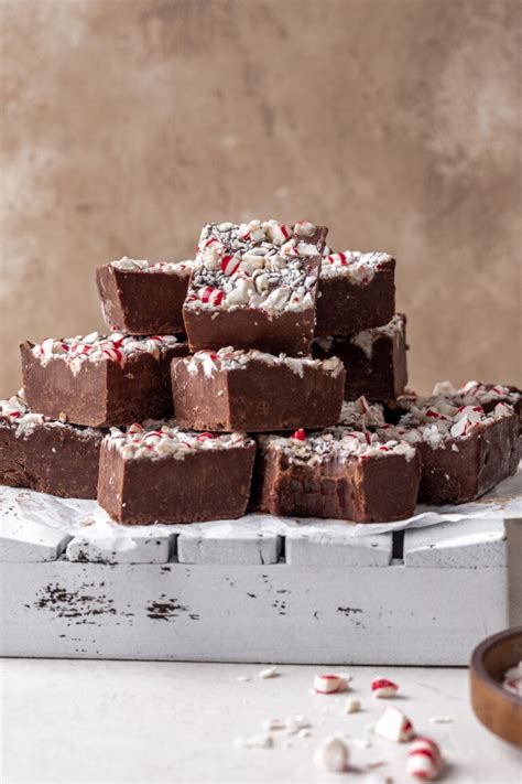 Easy Chocolate Peppermint Fudge Recipe Dinner Then Dessert