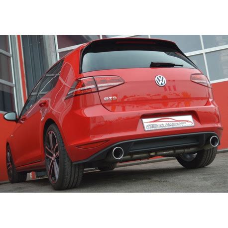 Mm Exhaust Vw Golf Vii Gtd Ece Approval G X X Races Shop