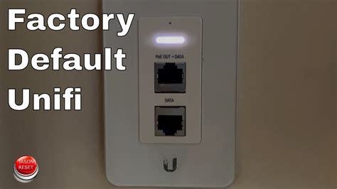 How To Factory Reset Unifi Access Point To Default YouTube