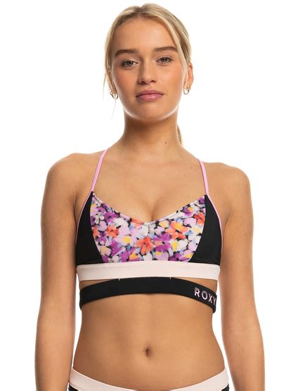 Roxy Active Top De Bikini Bralette Para Mujer Roxy