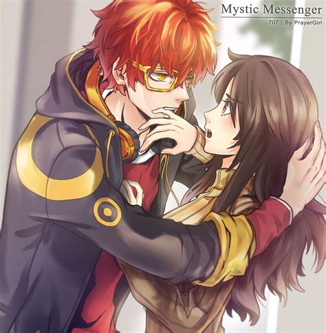 Mystic Messenger 707 X Mc Mystic Messenger 707 Mystic Messenger Mystic Messenger Fanart