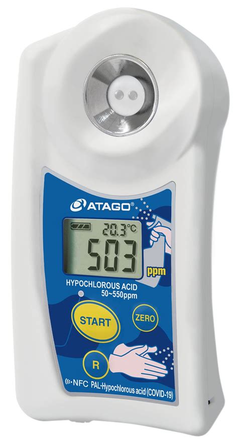 Atago Digital Pocket Hypochlorous Acid Hclo Refractometer Pal