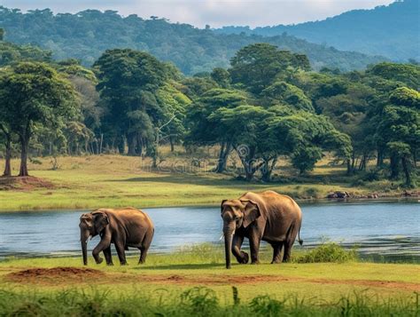 Periyar National Park and Wildlife Sanctuary Stock Illustration ...