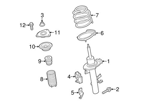 Ford Escape Oem New Ford Escape Left Shock Absorber