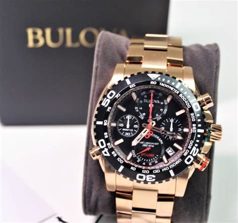 Bulova Chronograph Uhr Precisionist Roségold 98b213 Catawiki