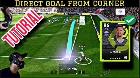 Tutorial Direct Goal From Corner Kick Efootball Direct Goal From