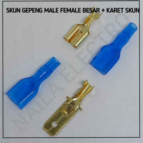 Jual Skun Gepeng 10 Pasang Male Female Besar Karet Skun Skun