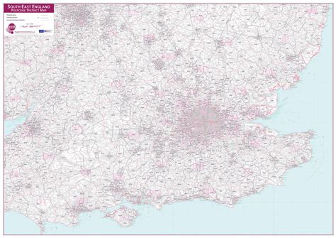 South East England Postcode District Map