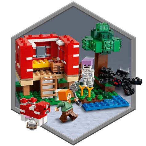 Lego Minecraft La Casa Champi N Nx Estudio De Arquitectura