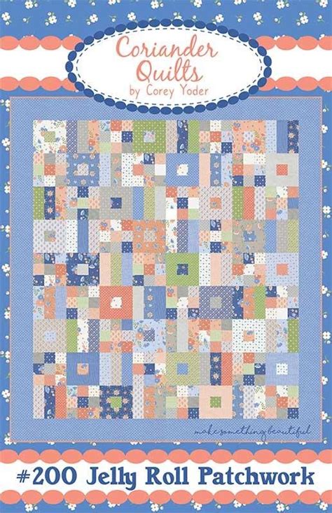 Jelly Roll Patchwork Quilt Kit X In Peachy Keen By Corey Yoder