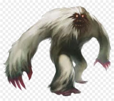 Yeti Png - Yeti Mythical Creature, Transparent Png - 1793x1500(#663200 ...