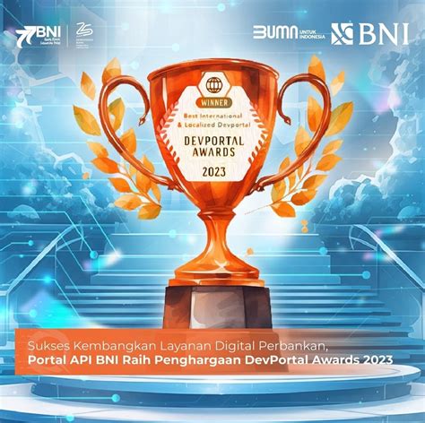 Portal API BNI Raih Penghargaan DevPortal Awards 2023 Stabilitas