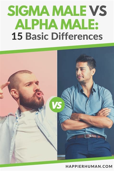 Sigma Male Vs Alpha Male 15 Basic Differences Happier Human