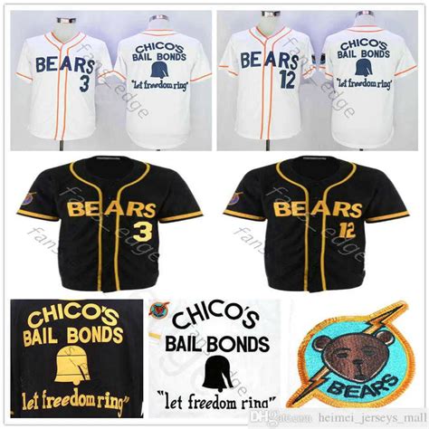 Bad News Bears Jersey Movie 1976 Chicos Bail Bonds 3 Kelly Leak 12