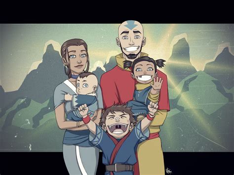 Not the Last Airbender: Aang and Katara's Family by FieryStampede on ...