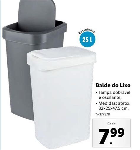 Promoção Lixo em Lidl