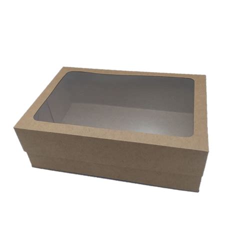 10 Caixas De Presente 22x15x7cm Visor Retangulares Shopee Brasil