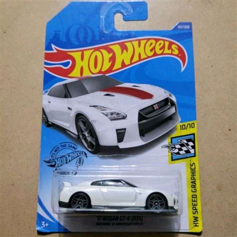 Jual HOT WHEELS 17 NISSAN GT R R35 2020 MODEL 50 ANNIVERSARY VERSION HW SPEED GRAPHICS