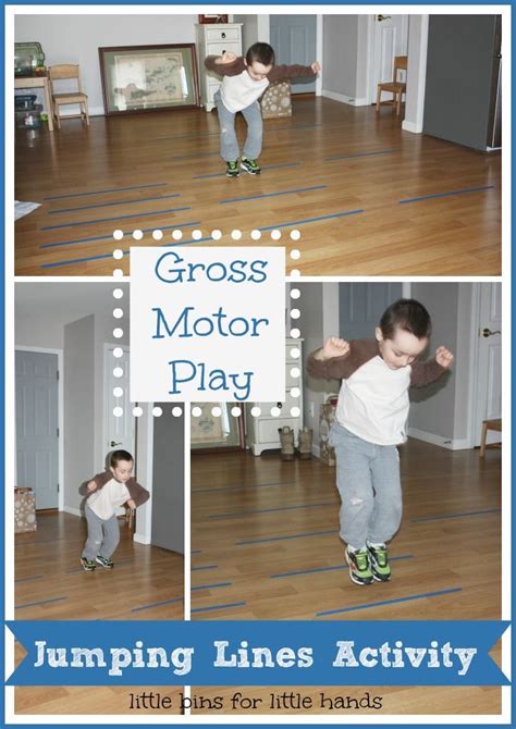 Proprioceptive Gross Motor Sensory Play Jumping Lines Activity Motor