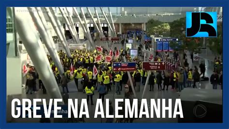 Greve De Funcion Rios De Aeroportos Na Alemanha Provoca Cancelamento De