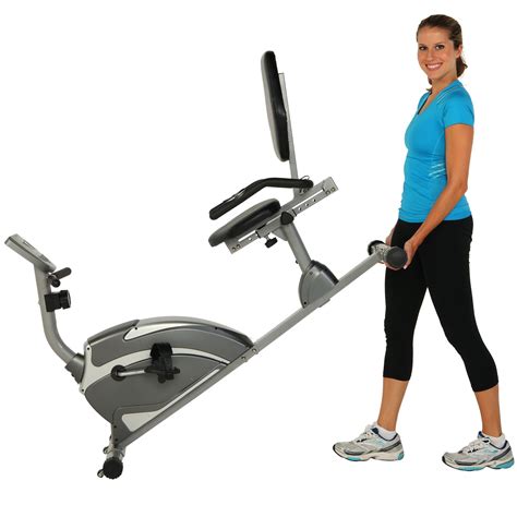 Exerpeutic 1111 900XL Extended Capacity Recumbent Bike With Pulse