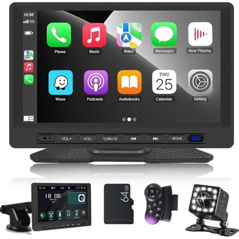 Sans Fil Apple Carplay Et Android Auto R Cepteur D Autoradio Portable