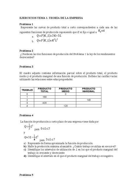 Ejercicios TEMA 1 y 2 Micro Sólo enunciados EJERCICIOS TEMA 1