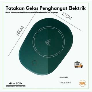 Jual Tatakan Gelas Penghangat Pemanas Elektrik Warmer Heating Pad