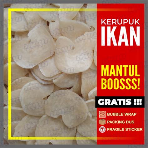 Jual Kerupuk Ikan Cap Bintang Krupuk Super Surya Mentah Oleh Oleh Asli