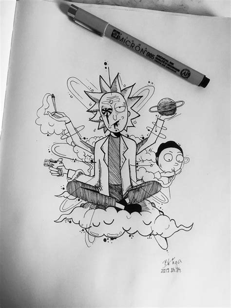 14 Best Sketch rick and morty drawings for Pencil Drawing Ideas ...