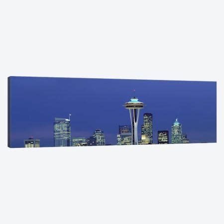 Skyline, Seattle, Washington State, USA Canvas Artwork | iCanvas